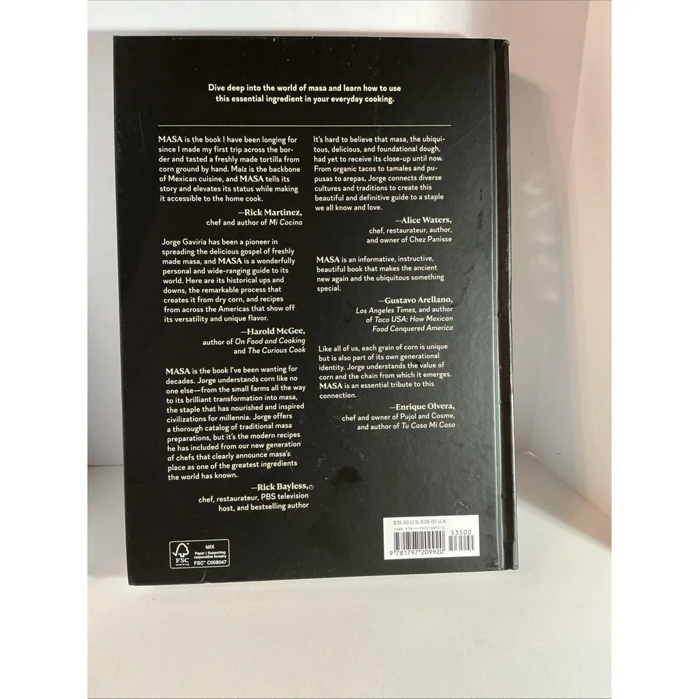 Masa: Techniques, Recipes, and - Hardcover, by Gaviria Jorge - Cookbook Eats NEW
